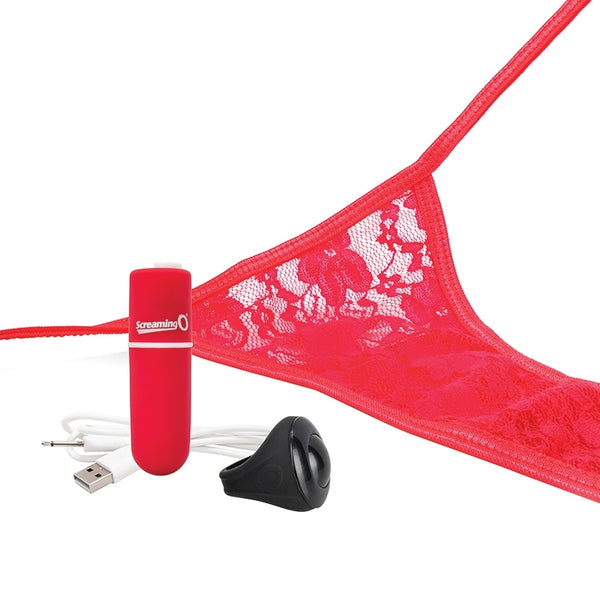 Screaming O My Secret Charged Remote Control Panty Vibe-Red  Covenant Spice