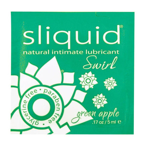 Sliquid Swirl Foil Packet-Green Apple .17oz - Covenant Spice

