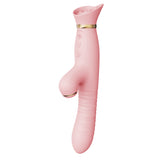ROSE RABBITS SUCTION DUAL STIMULATORS BY ZALO- Heated and Thrusting