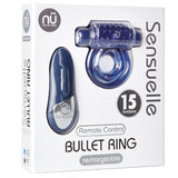 Sensuelle Bullet Ring-Blue