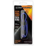 Stay Hard Silicone Double Loop Cock Ring