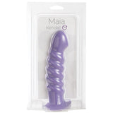 Maia Kendall Silicone Swirl Dong-Neon Purple 8"