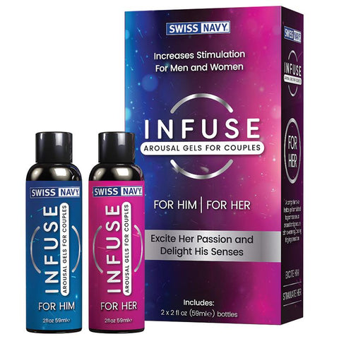 Swiss Navy Infuse 2-In-1 Arousal Gel For Him & Her