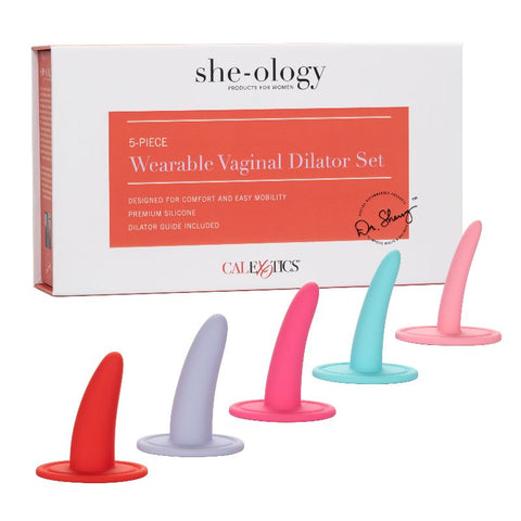 SHE-OLOGY 5 PIECE WEARABLE VAGINAL DILATOR SET