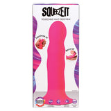 Squeeze-It Squeezable Wavy Dildo-Pink