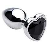 Booty Sparks Black Heart Gem Anal Plug-small