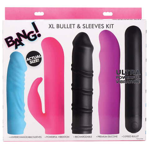 Bang! 4 in 1 XL 3-Speed Bullet & Sleeve Kit